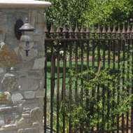 Wrought Iron Residential Fence Sacramento