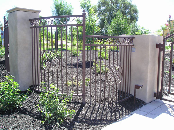 Residential Ornamental Wrought Iron Fence in Sacramento