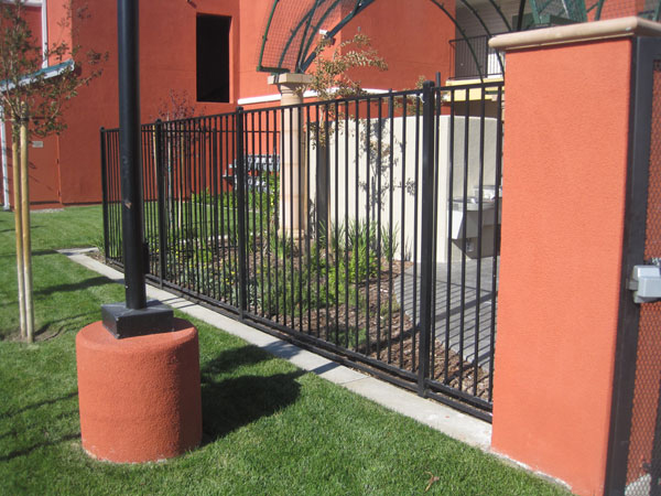 Commercial Wrought Iron Fence - Sacramento, CA